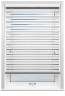 Ecowood, Brilliant White Fine Grain - Motorised Venetian Blind